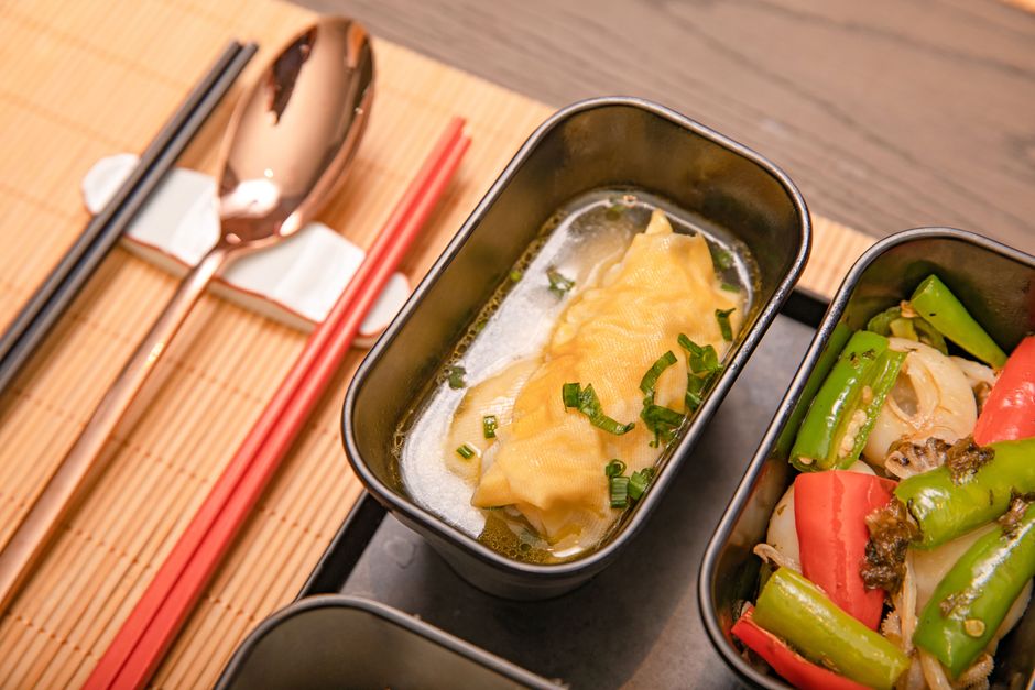 Home-cooked portions packed into food storage containers